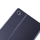 For Lenovo M10 Plus Voltage Craft Texture TPU Horizontal Flip Protective Case with Holder(Dark Blue)