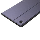 For Lenovo M10 Plus Voltage Craft Texture TPU Horizontal Flip Protective Case with Holder(Dark Blue)