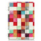 For iPad 10.2 2021 / 2020 / 2019 Colored Drawing Horizontal Flip Leather Case with Three-folding Holder & Sleep / Wake-up Function(Magic Cube)