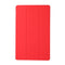 For Lenovo Tab M10 HD (X306) 3-folding Skin Texture Horizontal Flip TPU + PU Leather Case with Holder(Red)