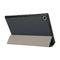 For Lenovo Tab M10 HD (X306) 3-folding Skin Texture Horizontal Flip TPU + PU Leather Case with Holder(Black)