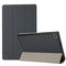 For Lenovo Tab M10 HD (X306) 3-folding Skin Texture Horizontal Flip TPU + PU Leather Case with Holder(Black)
