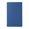 For Lenovo Tab M10 HD (X306) 3-folding Skin Texture Horizontal Flip TPU + PU Leather Case with Holder(Navy Blue)