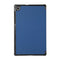 For Lenovo Tab M10 HD (X306) 3-folding Skin Texture Horizontal Flip TPU + PU Leather Case with Holder(Navy Blue)