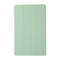 For Lenovo Tab M10 HD (X306) 3-folding Skin Texture Horizontal Flip TPU + PU Leather Case with Holder(Mint Green)