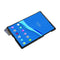 For Lenovo Tab M10 HD (X306) 3-folding Skin Texture Horizontal Flip TPU + PU Leather Case with Holder(Black)