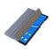 For Lenovo Tab M10 HD (X306) 3-folding Skin Texture Horizontal Flip TPU + PU Leather Case with Holder(Navy Blue)