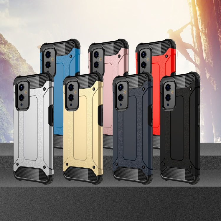 For OnePlus 9 Magic Armor TPU + PC Combination Case(Blue)