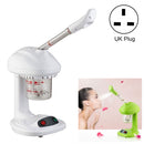 Household Face Steaming Device Beauty Humidifier Nano Face Steamer Automatic Alcohol Sprayer, Specification:UK Plug(White)