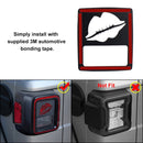 Car Taillight Refit Decoration Pattern Protective Cover, Specification:Lip Shape