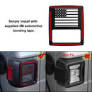 Car Taillight Refit Decoration Pattern Protective Cover, Specification:American Flag Shape
