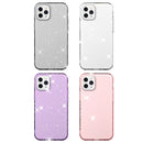 Transparent Glitter Powder Protective Case For iPhone 12 Pro Max(Transparent)