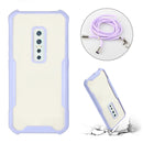 For vivo V17 Pro Acrylic + Color TPU Shockproof Case with Neck Lanyard(Purple)
