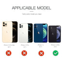 RedPepper Shockproof Waterproof Solid Color PC + TPU Magsafe Case with Holder For iPhone 12 mini(Black)