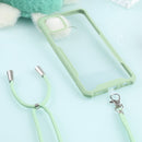 For OPPO A15 Acrylic + Color TPU Shockproof Case with Neck Lanyard(Avocado)