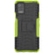 For LG K52 5G Tire Texture Shockproof TPU+PC Protective Case with Holder(Green)