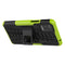 For LG K52 5G Tire Texture Shockproof TPU+PC Protective Case with Holder(Green)