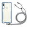 For Huawei Y9 Prime (2019) Acrylic + Color TPU Shockproof Case with Neck Lanyard(Milk Grey)