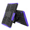 For Huawei MediaPad T3 10 Tire Texture Shockproof TPU+PC Protective Case with Holder(Purple)