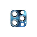 TOTUDESIGN AB-065 Armor Series Aluminum Alloy + Tempered Glass Integrated Lens Film For iPhone 12 Pro Max(Blue)