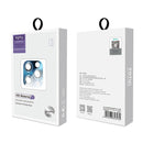 TOTUDESIGN AB-065 Armor Series Aluminum Alloy + Tempered Glass Integrated Lens Film For iPhone 12 Pro Max(Blue)