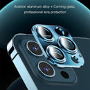 TOTUDESIGN AB-065 Armor Series Aluminum Alloy + Tempered Glass Integrated Lens Film For iPhone 12 Pro Max(Black)