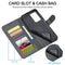 For Samsung Galaxy S21 Ultra 5G LC.IMEEKE Calf Texture Horizontal Flip Leather Case with Holder & Card Slots & Wallet(Black)