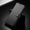 For Samsung Galaxy S21 Ultra 5G LC.IMEEKE Calf Texture Horizontal Flip Leather Case with Holder & Card Slots & Wallet(Black)
