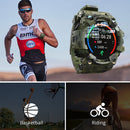 Lokmat ATTACK 1.28 inch TFT LCD Screen Smart Watch, Support Sleep Monitor / Heart Rate Monitor / Blood Pressure Monitor(Denim Blue)