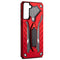 For Samsung Galaxy S21 5G Shockproof TPU + PC Protective Case with Holder(Red)