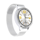 Lokmat M3 1.1 inch IPS Screen Smart Watch, Support Sleep Monitor / Heart Rate Monitor / Menstrual Period Prediction(Silver)