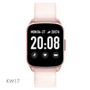 Lokmat KW17 1.3 inch TFT Screen IP68 Waterproof Smart Watch, Support Sleep Monitor / Heart Rate Monitor / Blood Pressure Monitor(Pink)