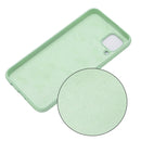 For Samsung Galaxy A12 Pure Color Liquid Silicone Shockproof Full Coverage Case(Green)