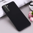 For Samsung Galaxy S21 5G Pure Color Liquid Silicone Shockproof Full Coverage Case(Black)