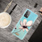 For Samsung Galaxy A32 5G Colored Drawing Pattern Highly Transparent TPU Protective Case(A Lotus)