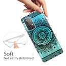 For Samsung Galaxy A32 5G Colored Drawing Pattern Highly Transparent TPU Protective Case(Mandala)