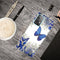 For Samsung Galaxy A32 5G Colored Drawing Pattern Highly Transparent TPU Protective Case(White Flower Butterfly)