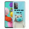 For Samsung Galaxy A52 5G / 4G Colored Drawing Pattern Highly Transparent TPU Protective Case(Mask Cat)