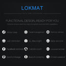 Lokmat MK16 LCD Screen 50m Waterproof Smart Watch, Support Information Reminder / Remote Camera / Walking Motion Monitor(Red)