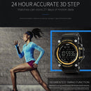 Lokmat MK16 LCD Screen 50m Waterproof Smart Watch, Support Information Reminder / Remote Camera / Walking Motion Monitor(Gold)