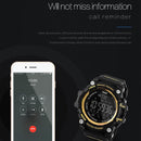 Lokmat MK16 LCD Screen 50m Waterproof Smart Watch, Support Information Reminder / Remote Camera / Walking Motion Monitor(Red)