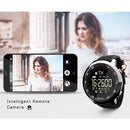 Lokmat MK18 1.1 inch Circle Screen IP68 Waterproof Smart Watch, Support Information Reminder / Remote Camera / Walking Motion Monitor(Black)