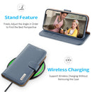 DUX DUCIS Hivo Series Cowhide + PU + TPU Leather Horizontal Flip Case with Holder & Card Slots For iPhone 11(Light Blue)