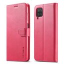 For Samsung Galaxy A12 LC.IMEEKE Calf Texture Horizontal Flip Leather Case, with Holder & Card Slots & Wallet & Photo Frame(Red)