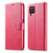 For Samsung Galaxy A12 LC.IMEEKE Calf Texture Horizontal Flip Leather Case, with Holder & Card Slots & Wallet & Photo Frame(Red)