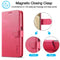 For Samsung Galaxy A12 LC.IMEEKE Calf Texture Horizontal Flip Leather Case, with Holder & Card Slots & Wallet & Photo Frame(Red)