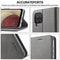 For Samsung Galaxy A12 LC.IMEEKE Calf Texture Horizontal Flip Leather Case, with Holder & Card Slots & Wallet & Photo Frame(Grey)