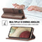 For Samsung Galaxy A12 LC.IMEEKE Calf Texture Horizontal Flip Leather Case, with Holder & Card Slots & Wallet & Photo Frame(Coffee)