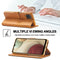 For Samsung Galaxy A12 LC.IMEEKE Calf Texture Horizontal Flip Leather Case, with Holder & Card Slots & Wallet & Photo Frame(Brown)
