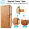 For Samsung Galaxy A12 LC.IMEEKE Calf Texture Horizontal Flip Leather Case, with Holder & Card Slots & Wallet & Photo Frame(Brown)